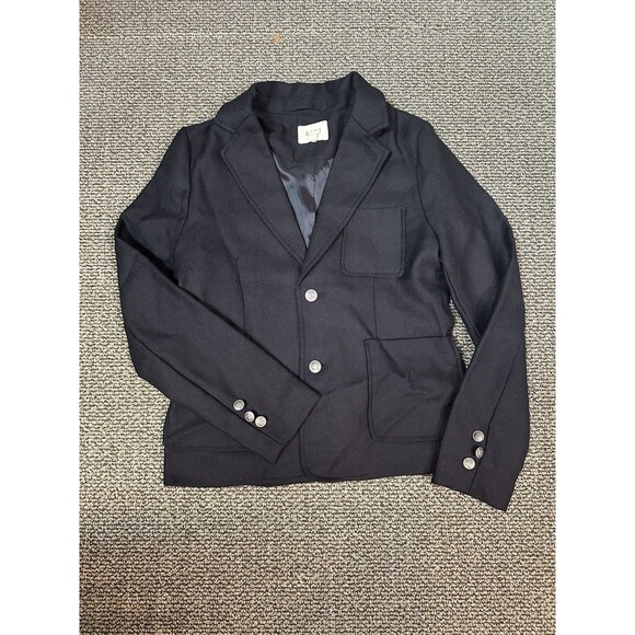 AE77 Blazer Women's Black Size XS Wool Jacket Coat NWOT - Picture 8 of 8